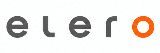 Logotyper på elero som levererar motorer till solskydd